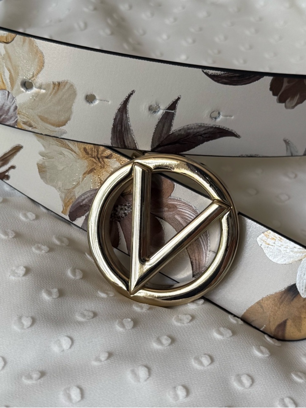 Mario Valentino Guisy Floral Belt - Picture 3 of 13